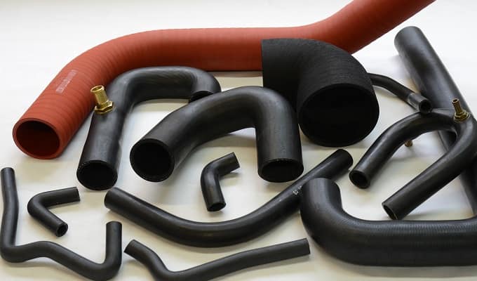 76mm Rubber Radiator Coolant Heater Hoses EPDM DIN 73411 Water Air Pipes Black