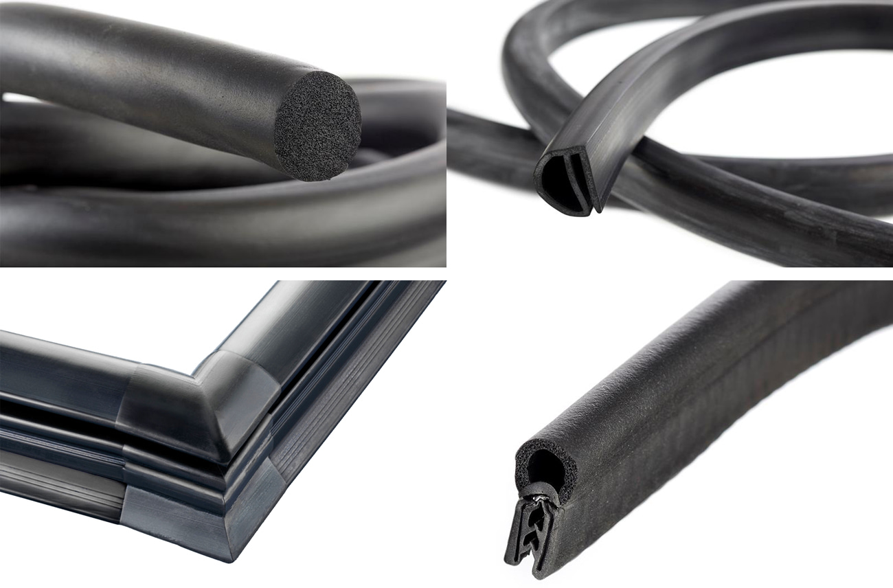 Extruded Rubber Profiles Sealing Vulcanized Frames Rings Corners China