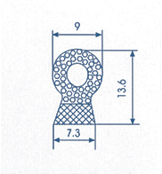 Co-extruded Rubber Profile