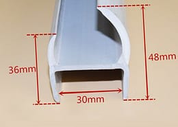 Container Door Gaskets Soft PVC Rigid PVC