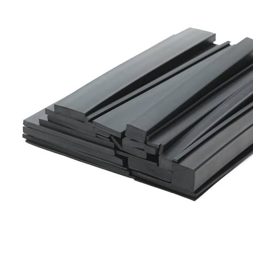 Flame-Resistant EPDM Rubber Strips Acrylic Adhesive Backed