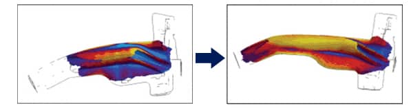 Simulation and analysis of polymer flow in extruder