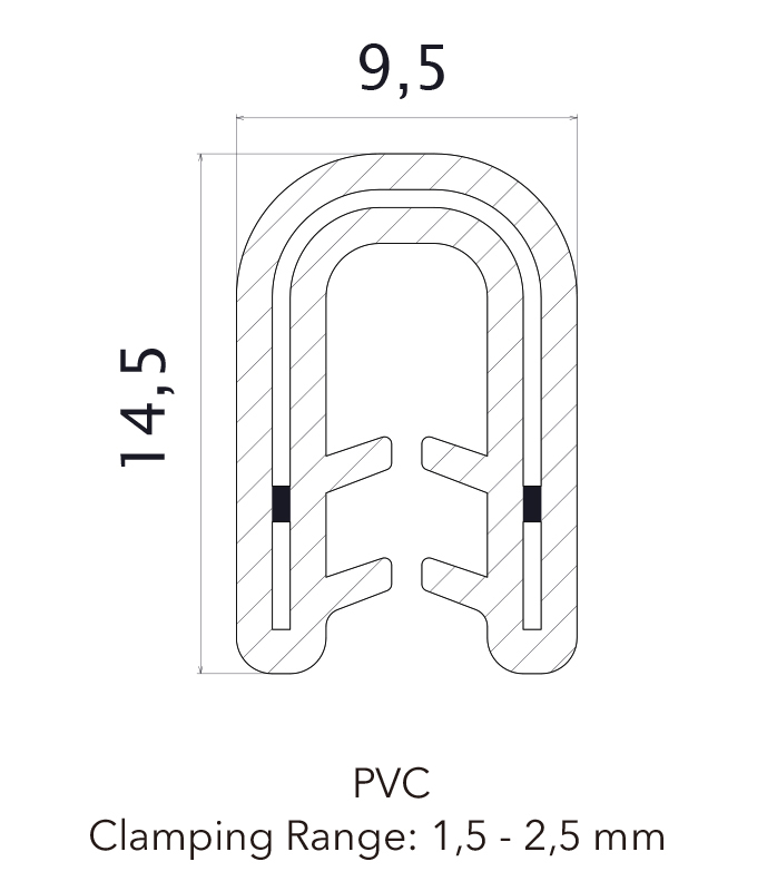 pvc sheet metal edge protector