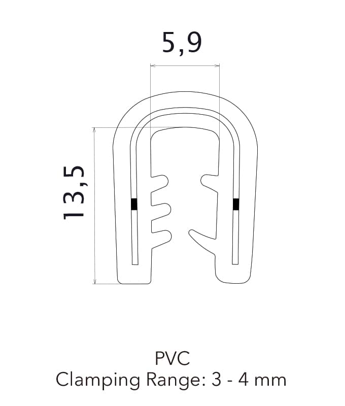 Edge Protection Profiles PVC 3