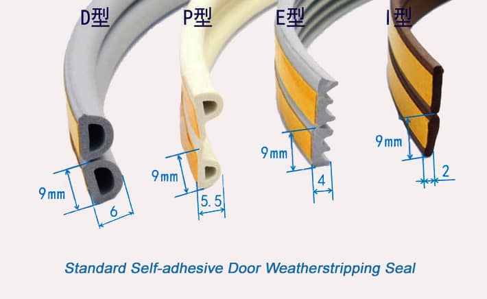 dpei Self-adhesive Door Weatherstripping Seal