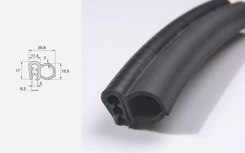 Clip On Edge Trim With EPDM Side Bulb China Manufacturers (1)