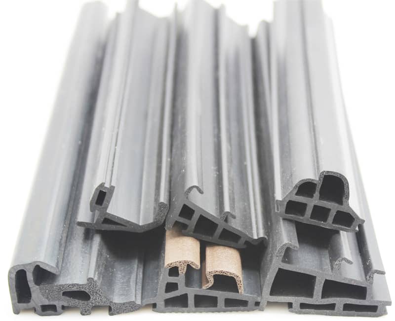 Rubber Extruded Dual Durometer Extrusions